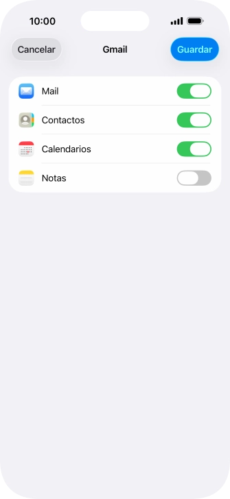 Si aparece en la pantalla esta imagen, tu cuenta de correo electrónico ha sido reconocida y configurada automáticamente. Sigue las indicaciones de la pantalla para introducir más información y terminar la configuración. Si aparece en la pantalla esta imagen, tu cuenta de correo electrónico ha sido reconocida y configurada automáticamente. Sigue las indicaciones de la pantalla para introducir más información y terminar la configuración.
