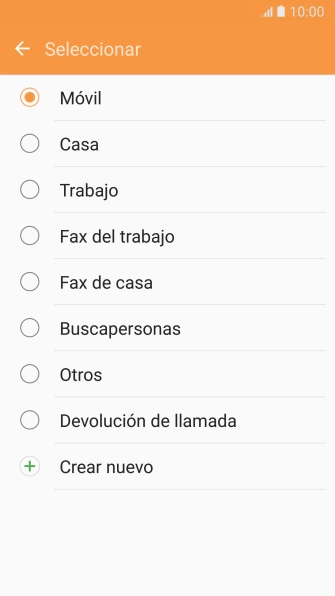 Pulsa el tipo de número deseado. Pulsa el tipo de número deseado.