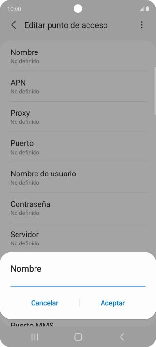 Introduce Vodafone Internet y pulsa Aceptar. Introduce Vodafone Internet y pulsa Aceptar.
