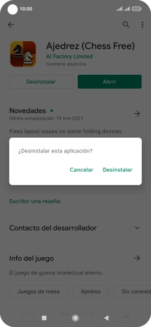 Pulsa Desinstalar. Pulsa Desinstalar.