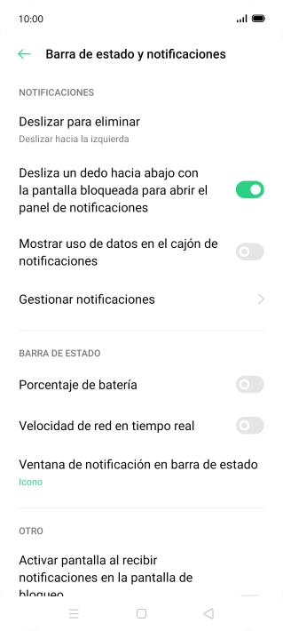 Pulsa Gestionar notificaciones. Pulsa Gestionar notificaciones.