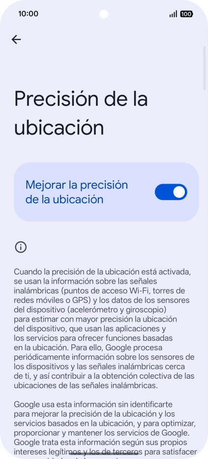 Si pulsas el indicador junto a Si pulsas el indicador junto a