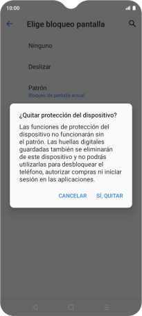 Pulsa SÍ, QUITAR. Pulsa SÍ, QUITAR.