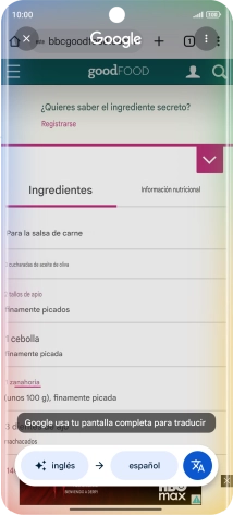 Sigue las indicaciones de la pantalla para seleccionar los ajustes de idioma deseados y utilizar la función. Sigue las indicaciones de la pantalla para seleccionar los ajustes de idioma deseados y utilizar la función.