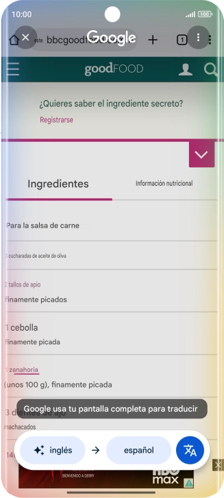 Sigue las indicaciones de la pantalla para seleccionar los ajustes de idioma deseados y utilizar la función. Sigue las indicaciones de la pantalla para seleccionar los ajustes de idioma deseados y utilizar la función.
