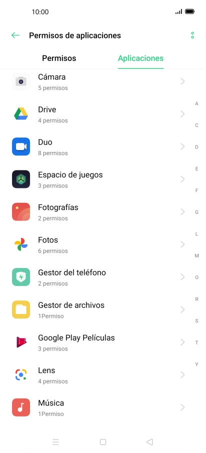 Pulsa la app deseada. Pulsa la app deseada.
