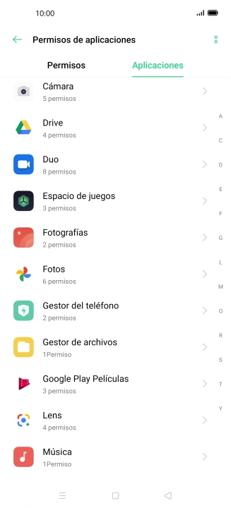 Pulsa la app deseada. Pulsa la app deseada.
