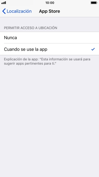 Pulsa el ajuste deseado para activar o desactivar la función. Pulsa el ajuste deseado para activar o desactivar la función.