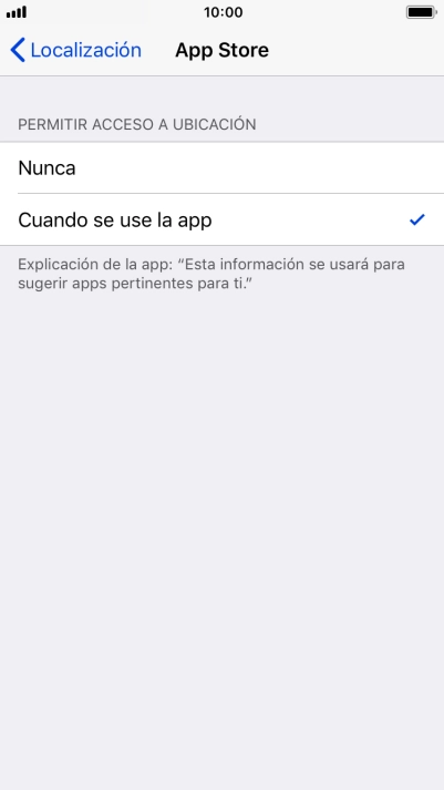Pulsa el ajuste deseado para activar o desactivar la función. Pulsa el ajuste deseado para activar o desactivar la función.