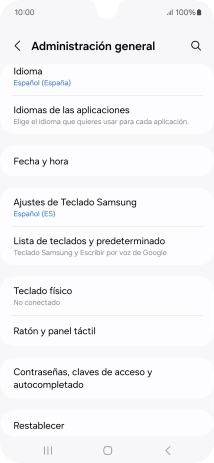 Pulsa Fecha y hora.