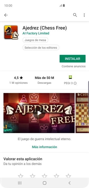Pulsa INSTALAR y sigue las indicaciones de la pantalla para instalar la app. Pulsa INSTALAR y sigue las indicaciones de la pantalla para instalar la app.