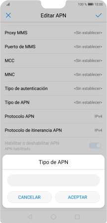 Introduce default y pulsa ACEPTAR. Introduce default y pulsa ACEPTAR.