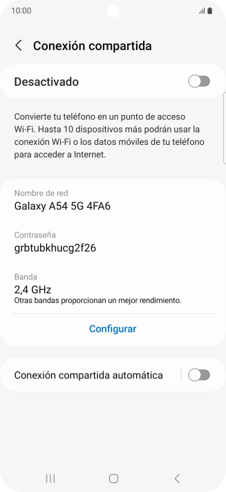 Pulsa Configurar. Pulsa Configurar.
