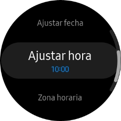 Pulsa Ajustar hora. Pulsa Ajustar hora.