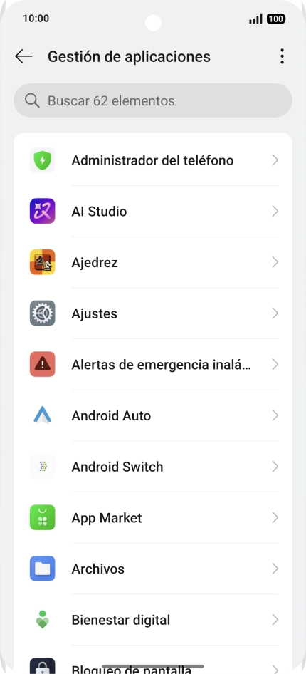 Pulsa la app deseada. Pulsa la app deseada.
