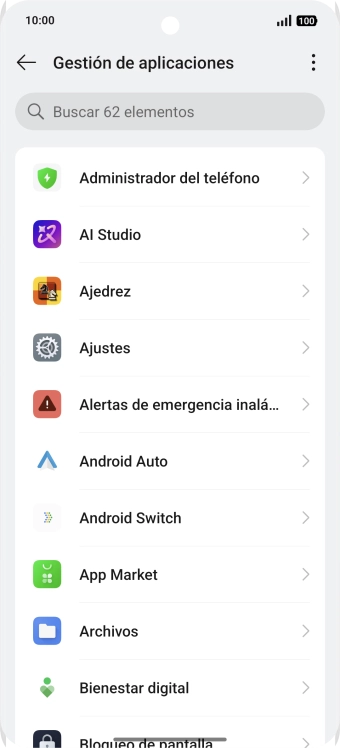Pulsa la app deseada. Pulsa la app deseada.