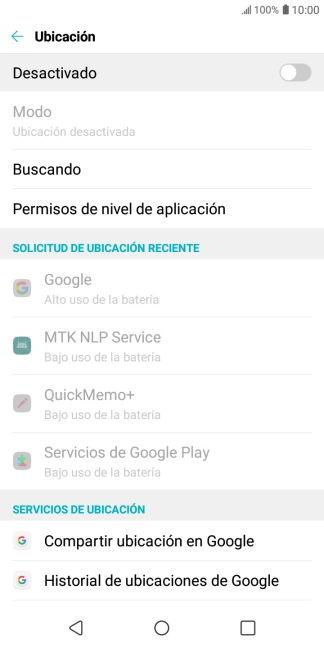 Pulsa el indicador para activar o desactivar la función. Pulsa el indicador para activar o desactivar la función.
