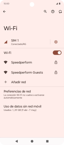 Pulsa la red wifi deseada. Pulsa la red wifi deseada.