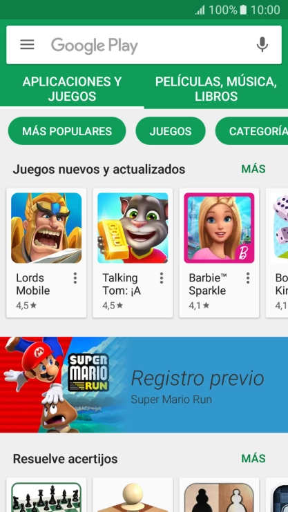 Desliza el dedo hacia la derecha desde la parte izquierda de la pantalla. Desliza el dedo hacia la derecha desde la parte izquierda de la pantalla.