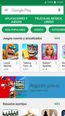 Desliza el dedo hacia la derecha desde la parte izquierda de la pantalla. Desliza el dedo hacia la derecha desde la parte izquierda de la pantalla.