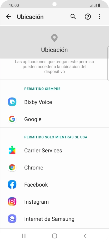 Pulsa la app deseada. Pulsa la app deseada.