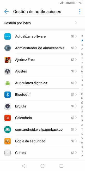 Pulsa la app deseada. Pulsa la app deseada.