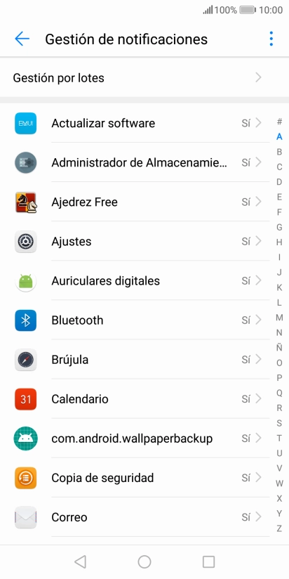 Pulsa la app deseada. Pulsa la app deseada.