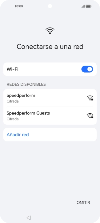 Pulsa la red wifi deseada.