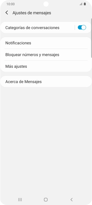 Pulsa Más ajustes. Pulsa Más ajustes.