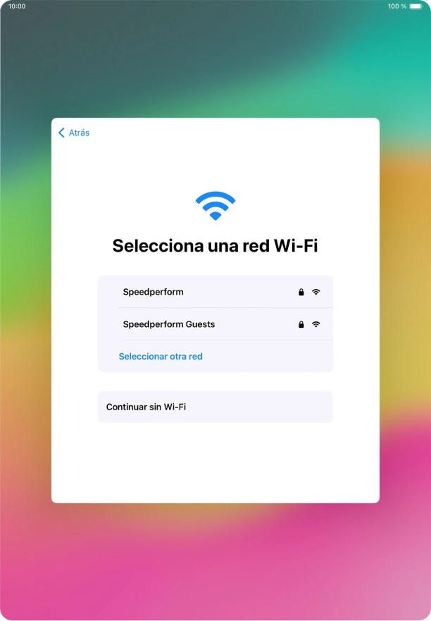 Pulsa la red wifi deseada. Pulsa la red wifi deseada.