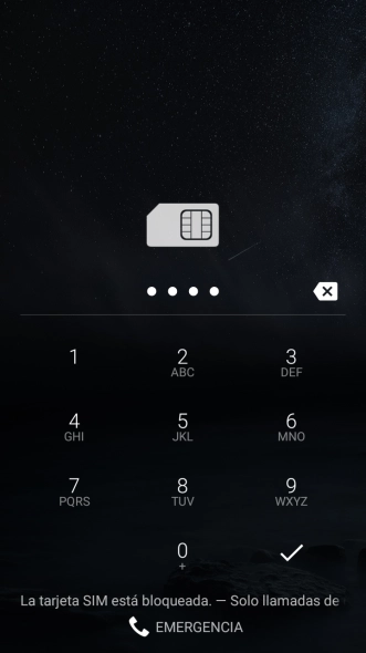 Si lo solicita el teléfono, introduce el código PIN y pulsa el icono de aceptar. Si lo solicita el teléfono, introduce el código PIN y pulsa el icono de aceptar.