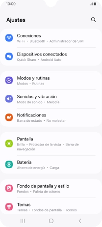 Pulsa Batería.