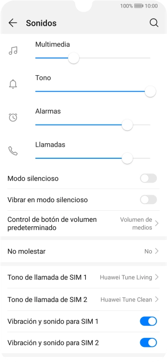 Pulsa Tono de llamada de SIM. Pulsa Tono de llamada de SIM.