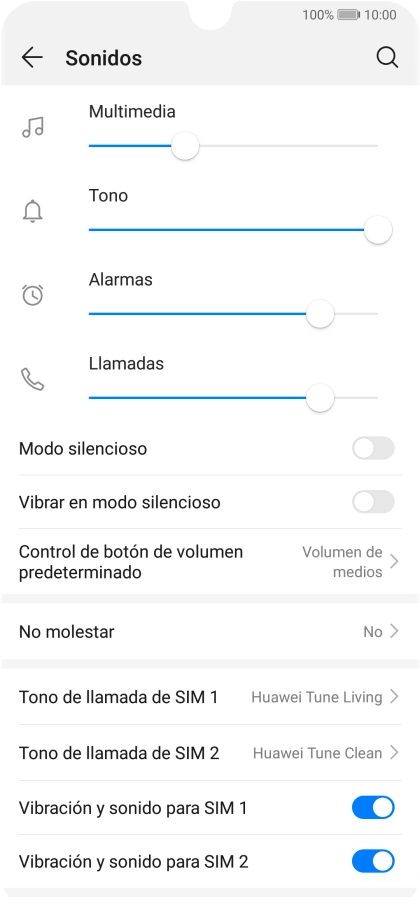 Pulsa Tono de llamada de SIM. Pulsa Tono de llamada de SIM.