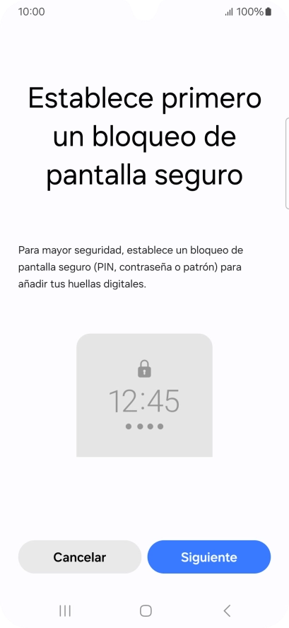 Pulsa Siguiente.