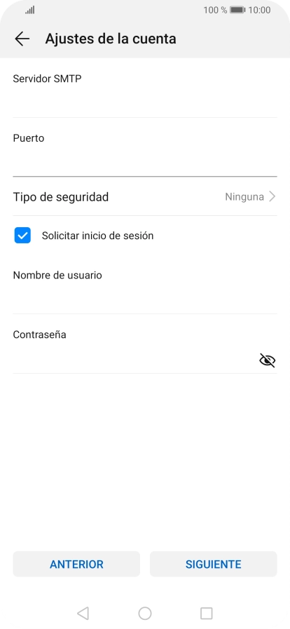 Pulsa Tipo de seguridad. Pulsa Tipo de seguridad.