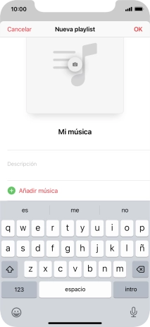 Pulsa Añadir música. Pulsa Añadir música.
