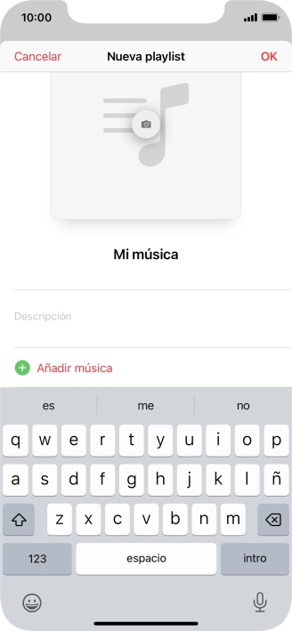 Pulsa Añadir música. Pulsa Añadir música.