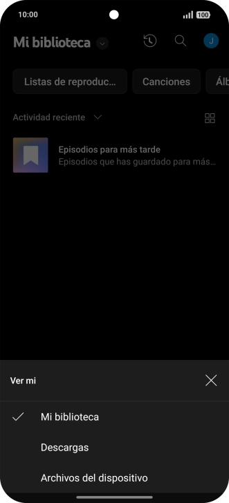 Pulsa una categoría y desplázate al archivo de música deseado. Pulsa una categoría y desplázate al archivo de música deseado.