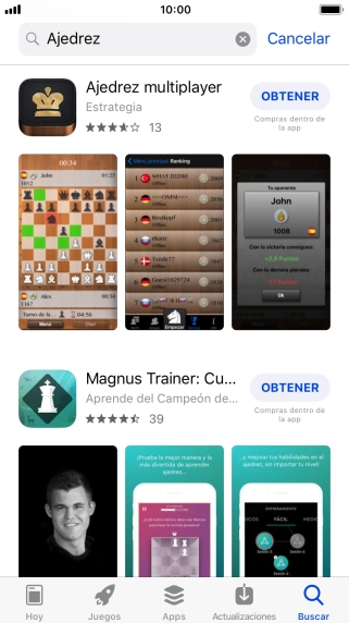 Pulsa la app deseada. Pulsa la app deseada.