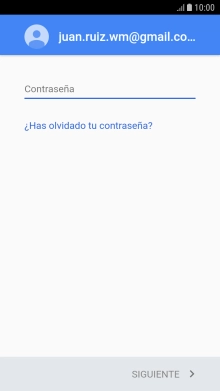 Pulsa Contraseña e introduce la contraseña de tu cuenta de Google. Pulsa Contraseña e introduce la contraseña de tu cuenta de Google.