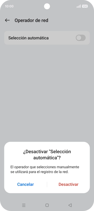 Pulsa Desactivar. Pulsa Desactivar.