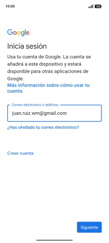 Pulsa Siguiente.