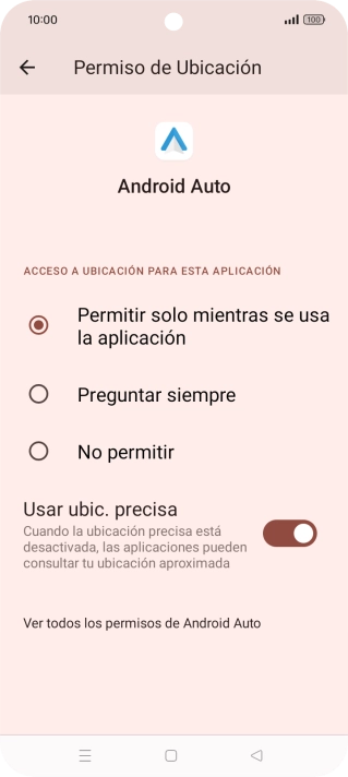 Pulsa el ajuste deseado. Pulsa el ajuste deseado.