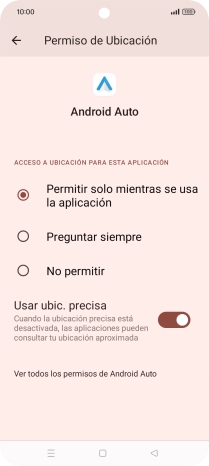 Pulsa el ajuste deseado. Pulsa el ajuste deseado.