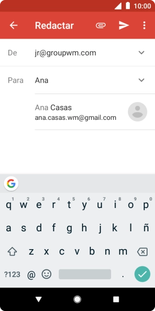 Pulsa el contacto deseado. Pulsa el contacto deseado.