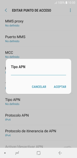 Introduce default y pulsa ACEPTAR. Introduce default y pulsa ACEPTAR.