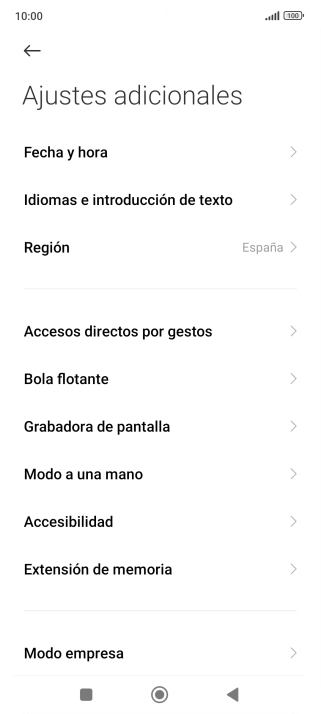 Pulsa Fecha y hora. Pulsa Fecha y hora.
