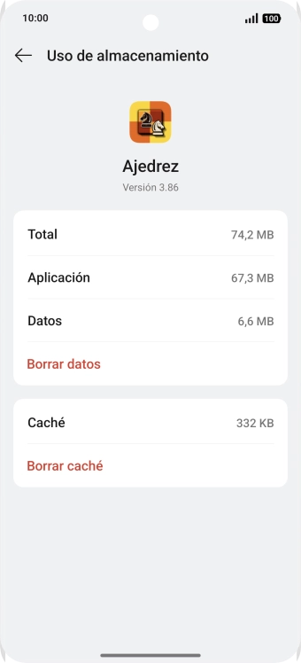 Pulsa Borrar caché. Pulsa Borrar caché.
