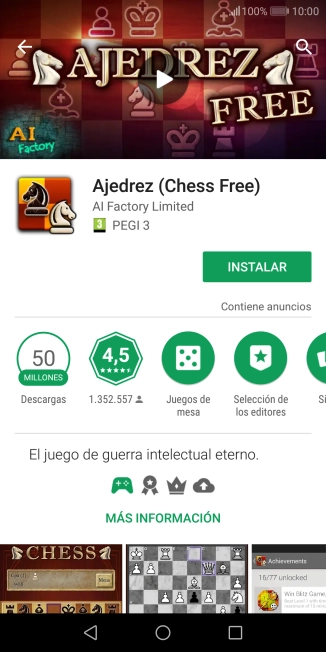 Pulsa INSTALAR y sigue las indicaciones de la pantalla para instalar la app. Pulsa INSTALAR y sigue las indicaciones de la pantalla para instalar la app.